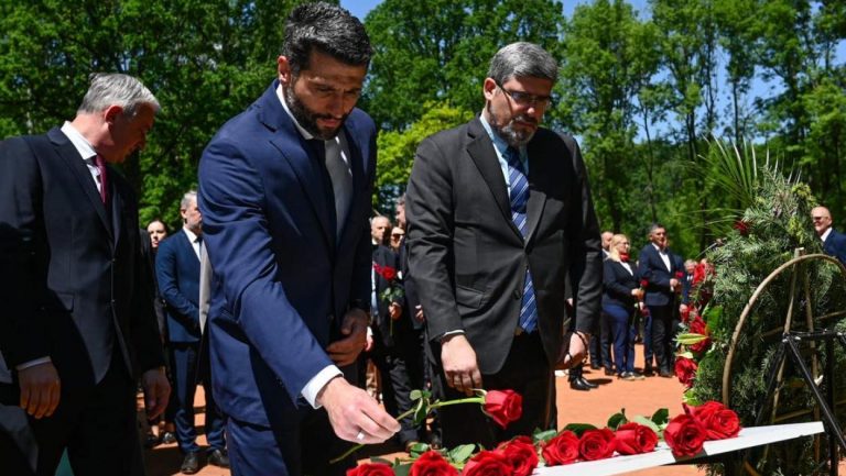 Aleksandar Šapić na obeležavanju Dana sećanja na žrtve genocida nad Srbima, Jevrejima i Romima u NDH