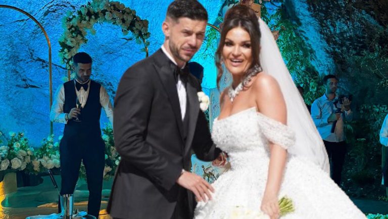 Zavirite na gala venčanje Tamare Milutinović i Darka Jevtića – raskošna torta oduzima dah svojom veličinom