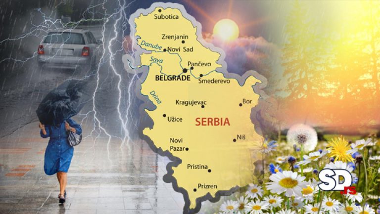 PRIPREMITE SE NA EKSTREMNE VREMENSKE USLOVE! Strašne oluje, pesak iz Sahare i paklene temperature stižu u Srbiju – Ovi delevi naše zemlje su NAJKRITIČNIJI
