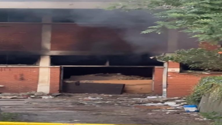 NIŠTA SE NE VIDI OD GUSTOG DIMA! Požar u Novom Sadu u napuštenom objektu (VIDEO)