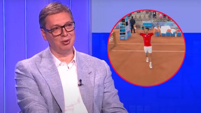 “OVO JE VELIKI DAN ZA SRBIJU” Vučić čestitao Đokoviću osvajanje ZLATNE MEDALJE na OI: Srca su nam ispunjena ponosom (FOTO)
