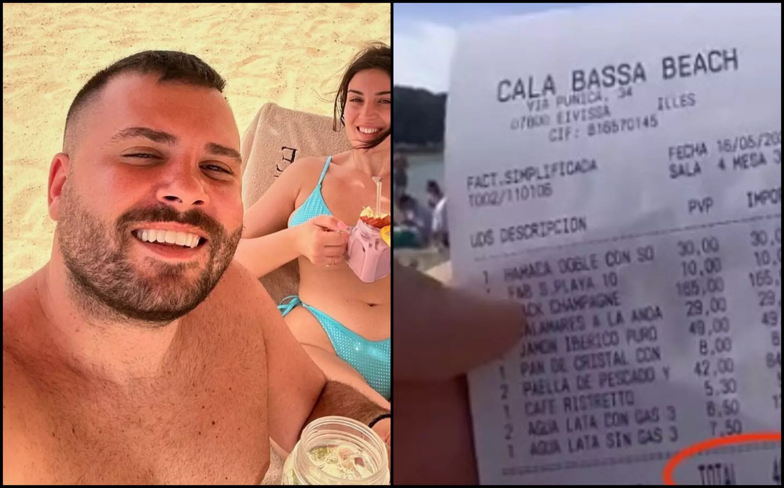 Račun iz restorana u Ibici je preko 400 evra i to samo za hranu i piće
