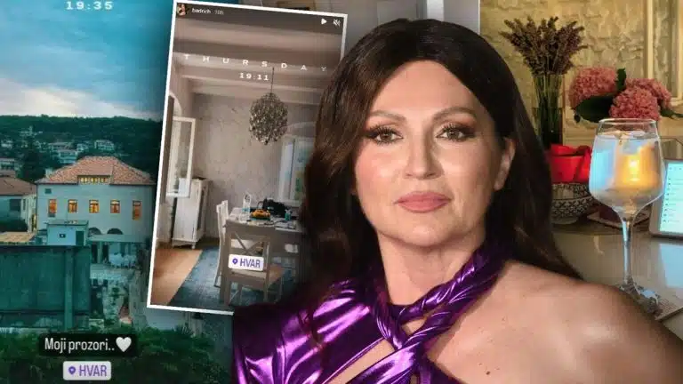 NINA BADRIĆ SE PRESELILA NA OSTRVO Pokazala u kakvom luksuzu živi, ovo vredi MILIONE: Plava kuhinja, sve u kamenu, a pogled neverovatan (FOTO)