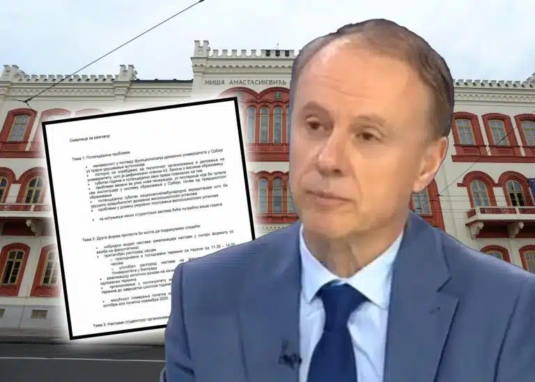 SAD BI DA VADI FLEKE! Rektor Đokić u strahu od gubitka pozicije pozvao akademce da se vrate na predavanja