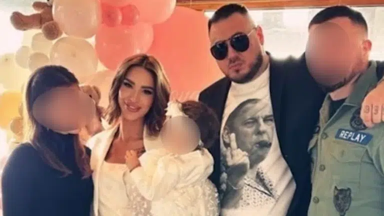 ALEKSANDRA I CAR SLAVE ĆERKI PRVI ROĐENDAN Mala Leona u beloj haljini kao princeza, a Maja Marinković NIJE POZVANA: “Pobesnela je”